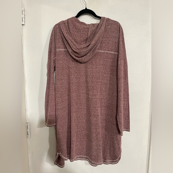 Culture code Tunic full Hooded dress side pockets pockets XL, NWT laguen Comfort - Picture 5 of 6